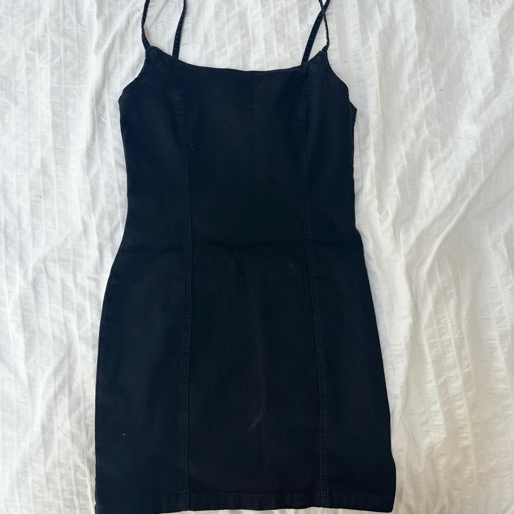 H&M denim mini dress